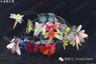 太陽能蝴蝶 2017年火爆庭院裝飾新寵，揭秘義烏小商品展銷會上的新奇特精品